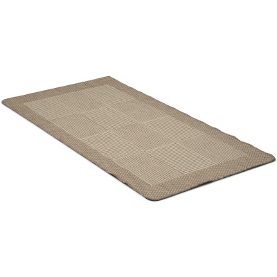 Brick sand - flatvävd matta med gummibaksida