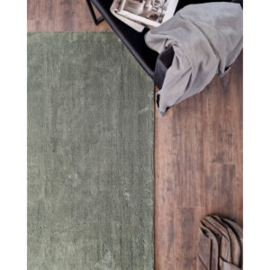 Soft smaragdgrön - maskinvävd matta
