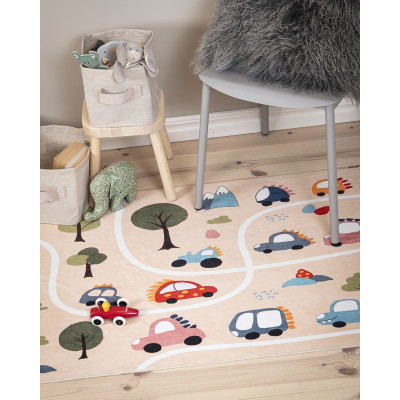 Vroom beige - barnmatta