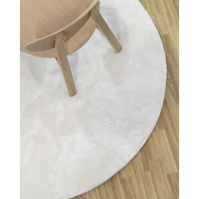 Whisper vit - maskinvävd matta