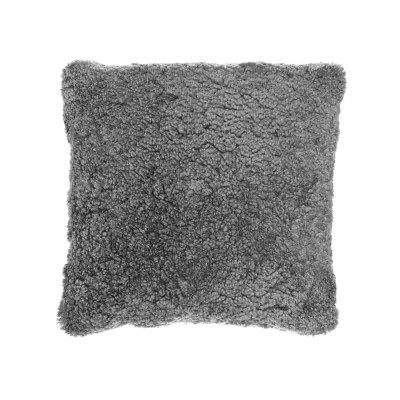 Curly gotlandsgrå - kuddfodral i lockigt fårskinn