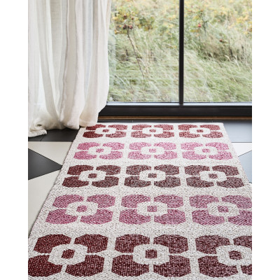 Florian röd - plastmatta