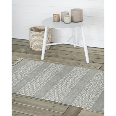 Freya ljusgrön - trasmatta