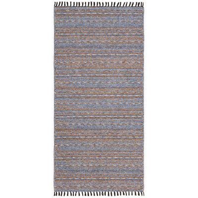 Tova blå - bomullsmatta