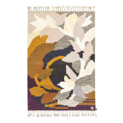 Klockranka - handvävd ullmatta