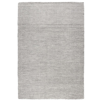 Tempo grey - handvävd ullmatta